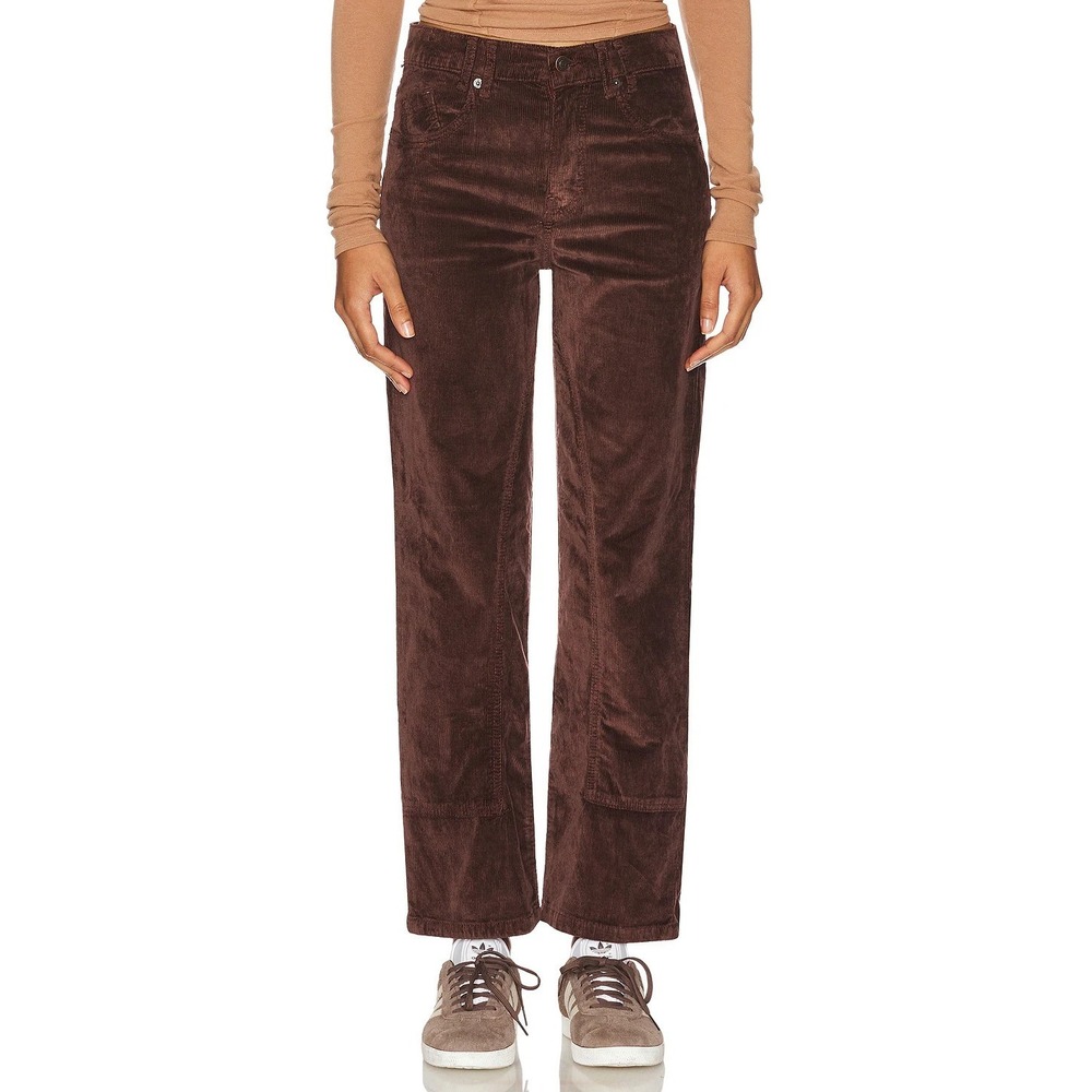 Free People‎ We The Free Risk Taker Jeans Women's 28 Chocolate Corduroy Straight
